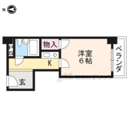 上野マンションの物件間取画像